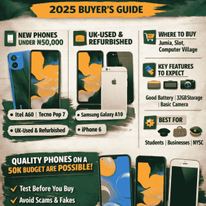 Can I get a phone of 50k in Nigeria