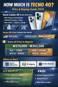 How Much Is Tecno 40