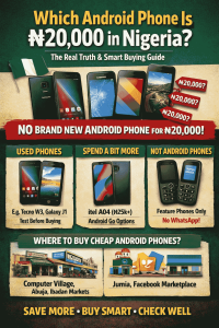 Which Android Phone Is 20000 In Nigeria