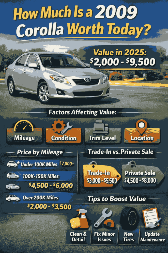 How Much Is a 2009 Corolla Worth Today? (2026 Market Value Guide)