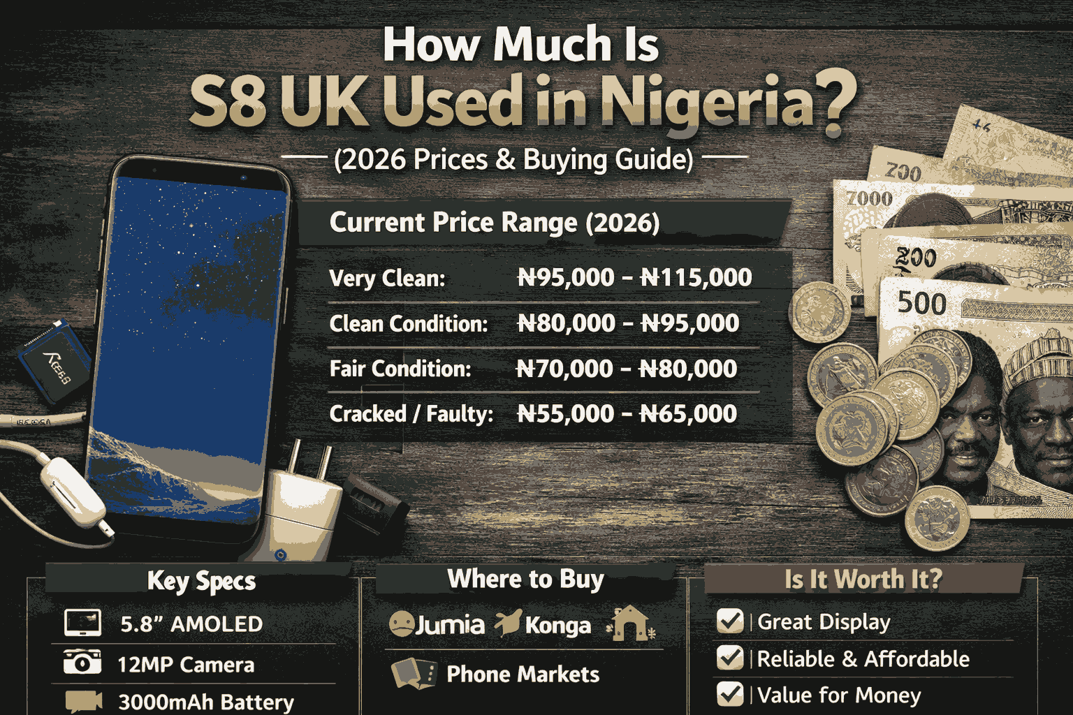 How Much Is S8 Uk Used In Nigeria