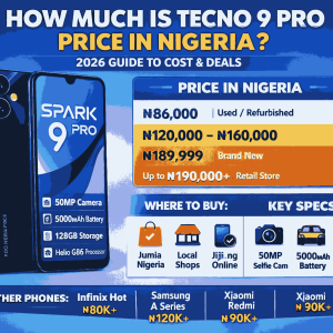 How Much Is Tecno 9 Pro Price In Nigeria