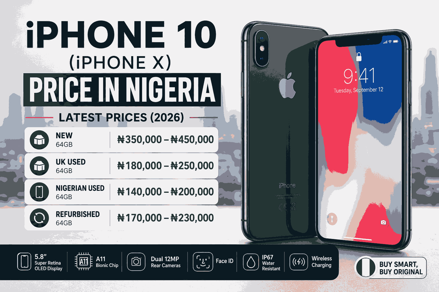 Iphone 10 Price In Nigeria