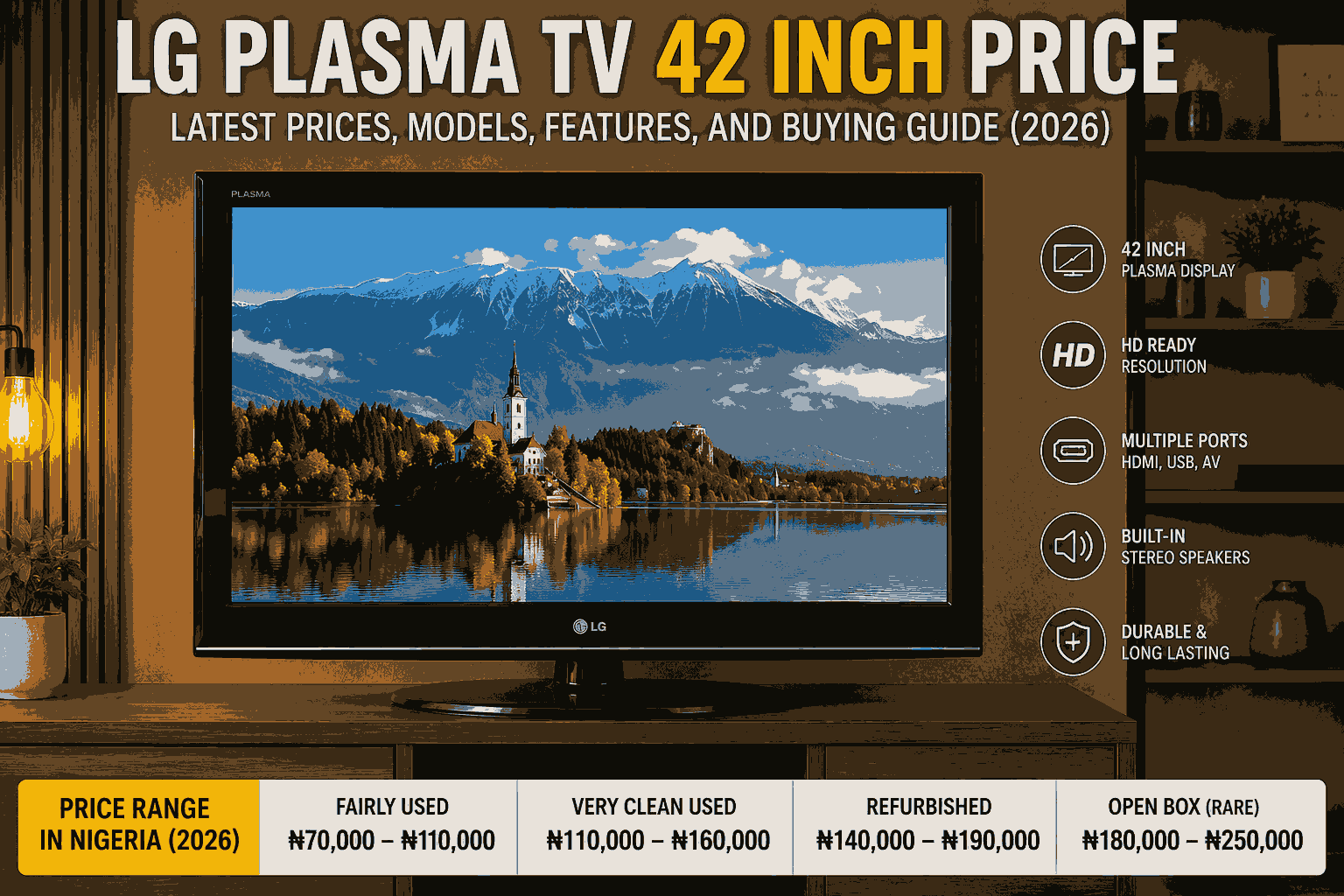 Lg Plasma Tv 42 Inch Price In Nigeria