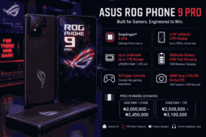 ASUS ROG Phone 9 Pro Price in Nigeria
