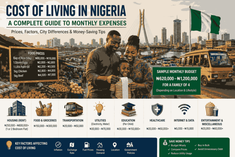 Cost of Living in Nigeria: Monthly Expenses, Prices and What You Need to Live Comfortably