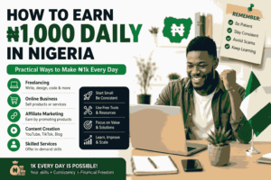 How to Earn 1k Daily in Nigeria: 10 Practical Business Ideas That Can Generate ₦1,000 a Day