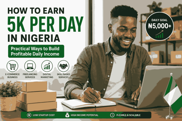 How to Earn 5k Per Day in Nigeria: 10 Realistic Ways to Make ₦5,000 Daily