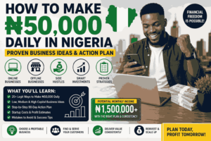 How to Make 50 000 Naira Daily in Nigeria (2026) – 25 Legit Ways That Actually Work