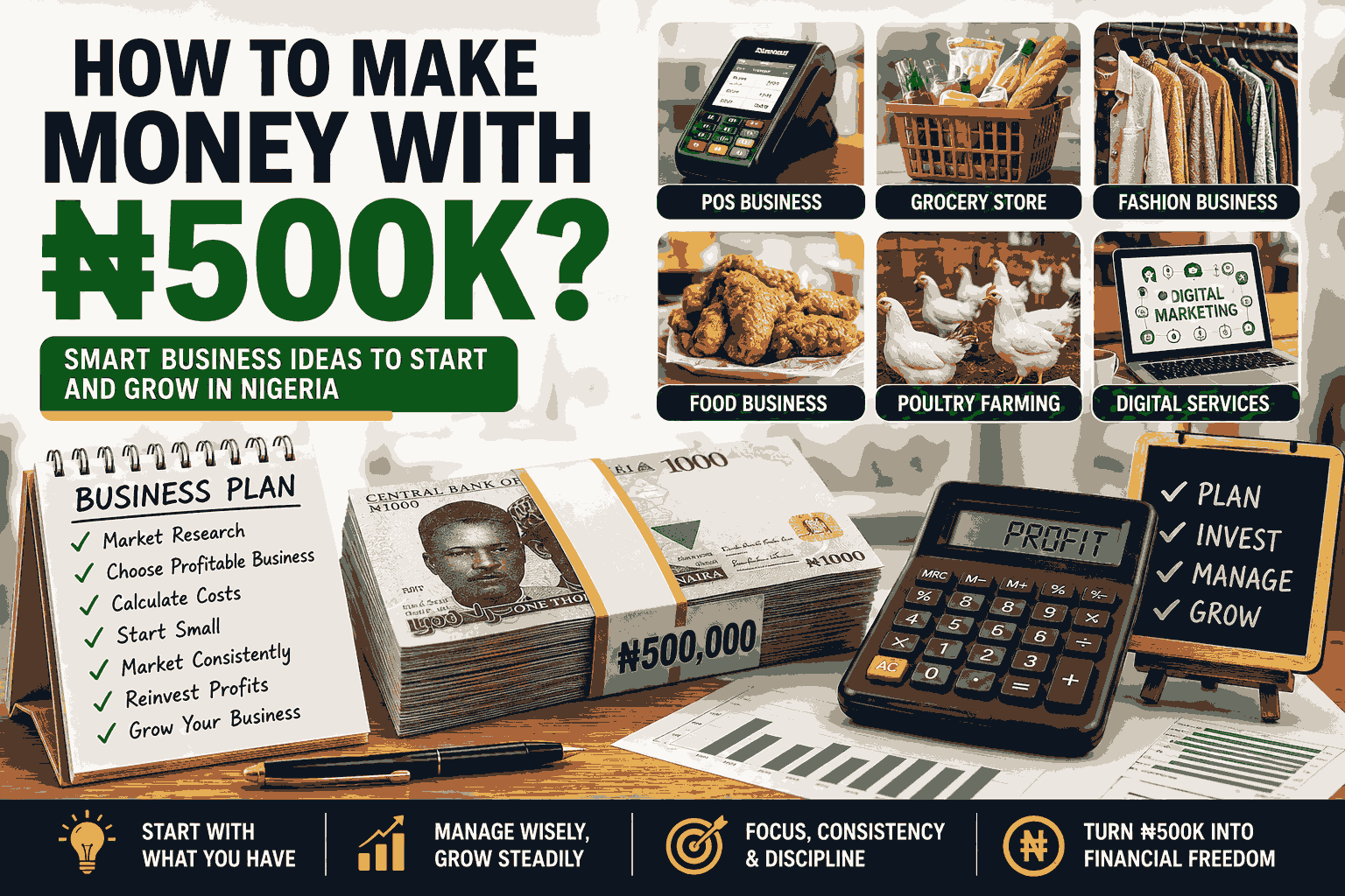 How to Make Money with 500k? A Practical Guide to Investing ₦500,000 in Nigeria