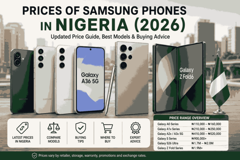 Prices of Samsung Phones in Nigeria