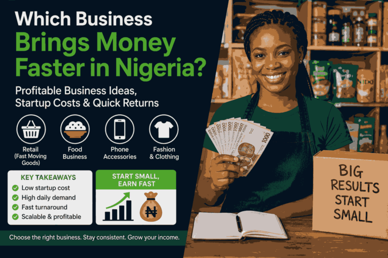Which Business Brings Money Faster in Nigeria? 15 Businesses to Consider in 2026